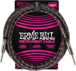 Ernie Ball Braided Instrument Cable Straight/Straight 10ft - Purple Python