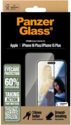 Panzer EyeCare Apple iPhone 16 Plus/15 Plus felhelyező kerettel (2867)