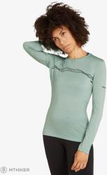 icebreaker Merino 200 Oasis Mountain Pulse női póló, moss (M)