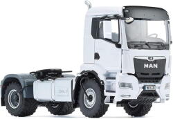 Wiking MAN TGS 18.510 4x4 BL 2-axle tractor, model vehicle (white) (10765200000) Figurina