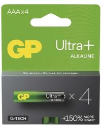 GP Batteries GP Ultra Plus alkáli elem AAA 4db B03114 (B03114)