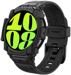 Spigen RUGGED ARMOR PRO pótszíj (egyedi méret, szilikon, ütésállóság + szilikon keret) FEKETE ACS08336 (ACS08336)
