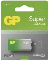 GP Batteries B01511 Super 9V alkáli elem 1db/bliszter (B01511)