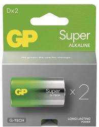 GP Batteries GP B01412 Super D (LR20) alkáli elem 2db (B01412) - pcx
