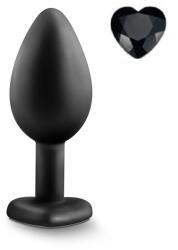 Mokko Toys Dop Anal Brighty, Medium, Silicon, Negru/Negru, Mokko Toys