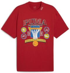 PUMA Crowd Craze Tee 2 L | Bărbați | Tricouri | Roșu | 627215-01