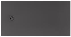 Roca Terran-N Stonex zuhanytálca 100x90 cm csúszásgátló felülettel és lefolyóval, onyx APA013E838401640 (APA013E838401640)