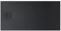 Roca Terran-N Stonex zuhanytálca 100x90 cm csúszásgátló felülettel és lefolyóval, fekete APA013E838401400 (APA013E838401400)