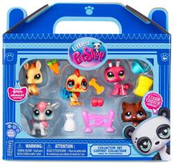 Littlest Pet Shop Set de joaca cu 5 figurine si accesorii, Littlest Pet Shop, Farm Besties Figurina