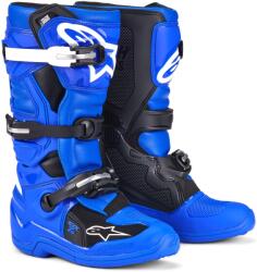 Alpinestars Tech 7 S 2025 gyerek motoros csizma kék-fehér-fekete