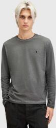 AllSaints pamut hosszúujjú CASA LS CREW fekete, sima, M011JB - fekete XL