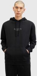 AllSaints pamut melegítőfelső BONES OTH HOODY fekete, férfi, sima, kapucnis, M005NB - fekete XXL