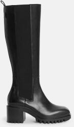 AllSaints csizma Natalia Boot fekete, női, magassarkú, W100FB - fekete Női 37