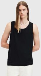 AllSaints pamut top EDWARDS VEST fekete, M008JB - fekete M