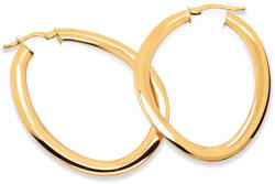 Heratis Forever Sima felületű ovális fülbevaló, magassága 43mm IZ30843