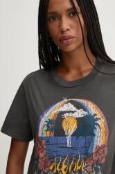 Volcom pamut póló női, szürke, B3532400 - szürke S