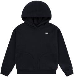 Levi's gyerek felső BATWING CHEST HIT HOODIE fekete, sima, kapucnis, 4EL078 - fekete 140