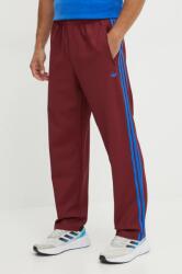 Adidas melegítőnadrág Trackpant bordó, nyomott mintás, JN5977 - burgundia L