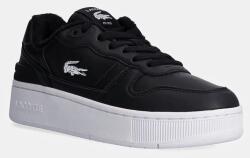 Lacoste bőr sportcipő T-Clip Platform fekete, 48SFA0046 - fekete Női 40