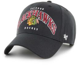 47 brand baseball sapka NHL Chicago Blackhawks fekete, nyomott mintás, H-BRDFL04CTP-BK - fekete Univerzális méret