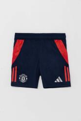 adidas Performance gyerek rövidnadrág MUFC TR SHO sötétkék, mintás, állítható derekú, IT2020 - sötétkék 176