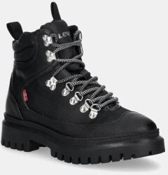 Levi's cipő CANYON fekete, női, téliesített, lapos talpú, 000D4-0002 - fekete Női 36