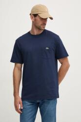 Lacoste pamut póló sötétkék, férfi, sima, TH2827 - sötétkék XL