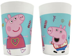 Peppa Malac Messy Play műanyag pohár 2 db-os szett 230 ml