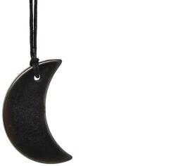 R. M. ékszer Shungit medál hold 2, 5x5cm (024602)