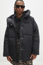 Answear Lab rövid kabát női, fekete, téli, oversize - fekete M - answear - 25 990 Ft