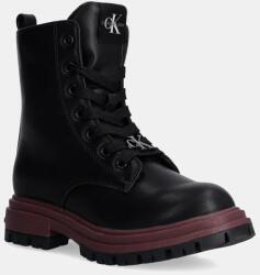 Calvin Klein Jeans gyerek bakancs fekete, V3A5-81017 - fekete 29