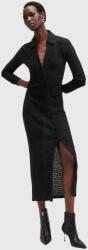 AllSaints ruha CONNIE MIDI DRESS fekete, midi, testhezálló, W106db - fekete 34