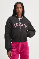 Juicy Couture bomber dzseki KELSEY PUFFER női, fekete, átmeneti, JCOIJ224557 - fekete S