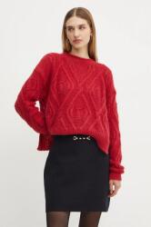 TWINSET gyapjú pulóver női, piros, 242TT3313 - piros XS/S