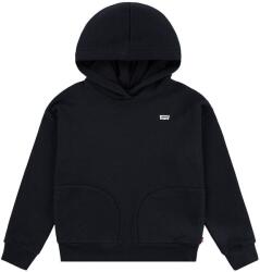 Levi's gyerek felső BATWING CHEST HIT HOODIE fekete, sima, kapucnis, 4EL078 - fekete 164