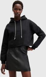 AllSaints pamut melegítőfelső PIPPA SPARKLE HOODY fekete, női, sima, kapucnis, W117JB - fekete L