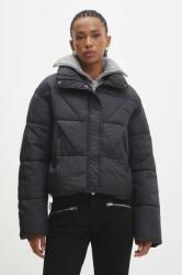 Answear. LAB rövid kabát női, fekete, téli, oversize - fekete XS - answear - 22 990 Ft