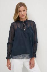 Pepe Jeans felső ODETTE sötétkék, női, sima, PL304944 - sötétkék S