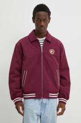 Tommy Jeans rövid kabát férfi, bordó, átmeneti, DM0DM19626 - burgundia S
