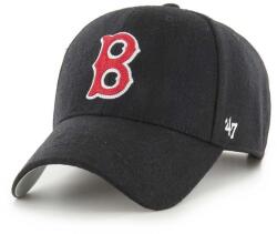 47 brand gyapjú siltes sapka MLB Boston Red Sox fekete, nyomott mintás, BCPTN-CHSMS02WIP-BK46 - fekete Univerzális méret