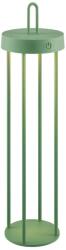 Neuhaus Lighting Group akkumulátoros LED-es asztali lámpa Anselm zöld 50, 4 cm x 12, 8 átmérő