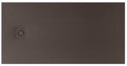Roca Terran-N Stonex zuhanytálca 100x80 cm csúszásgátló felülettel és lefolyóval, kávé APA013E832001660 (APA013E832001660)
