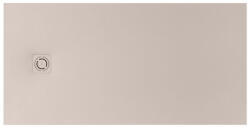 Roca Terran-N Stonex zuhanytálca 100x80 cm csúszásgátló felülettel és lefolyóval, bézs APA013E832001650 (APA013E832001650)