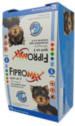 FIPROMAX Spot-On pentru câini A. U. V 10x (S; 2-10 kg)