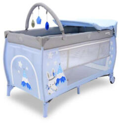 Asalvo Complet 2 szintes Utazóágy - Rabbit Tippi Blue