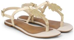 Bibi Shoes Sandale Fete Sandale Fete Bibi Little Me Glitter Palm Bibi Shoes Bej 30