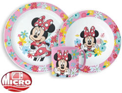 Disney Minnie étkészlet, micro műanyag szett 265 ml-es bögrével Nr2