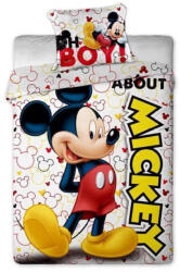 Disney Mickey ágyneműhuzat 140×200 cm, 63×63 cm microfibre /microfiber Nr 01