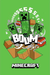 Mojang Minecraft Boom Creeper polár takaró, pléd 100x150 cm Nr3