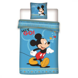 Disney Mickey ágyneműhuzat 140×200 cm, 63×63 cm microfibre /microfiber Nr 02